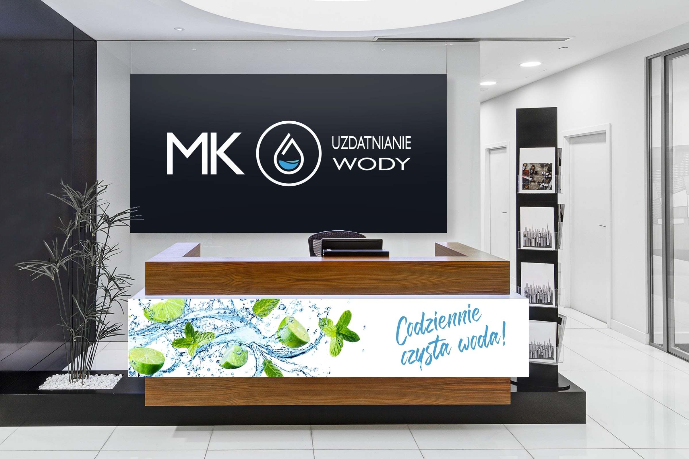 portfolio rebranding MK Uzdatnianie Wody