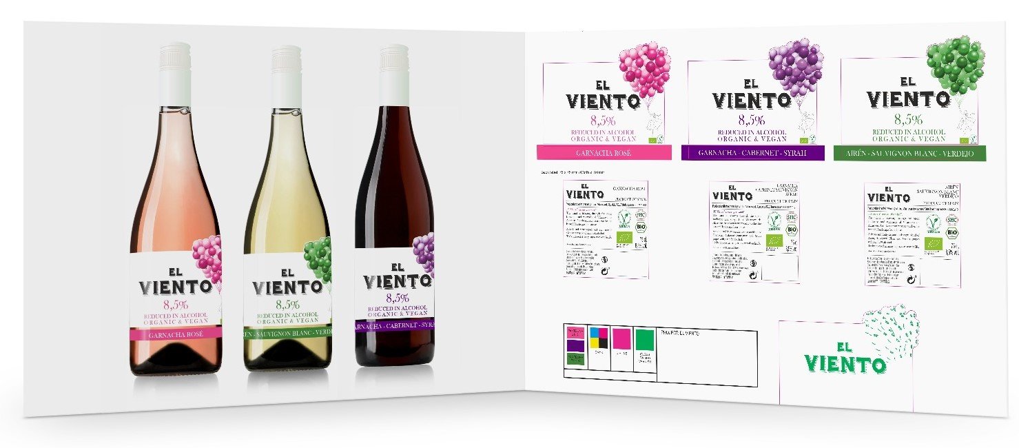 portfolio projekt etykiet na wino Latue Bodegas 5